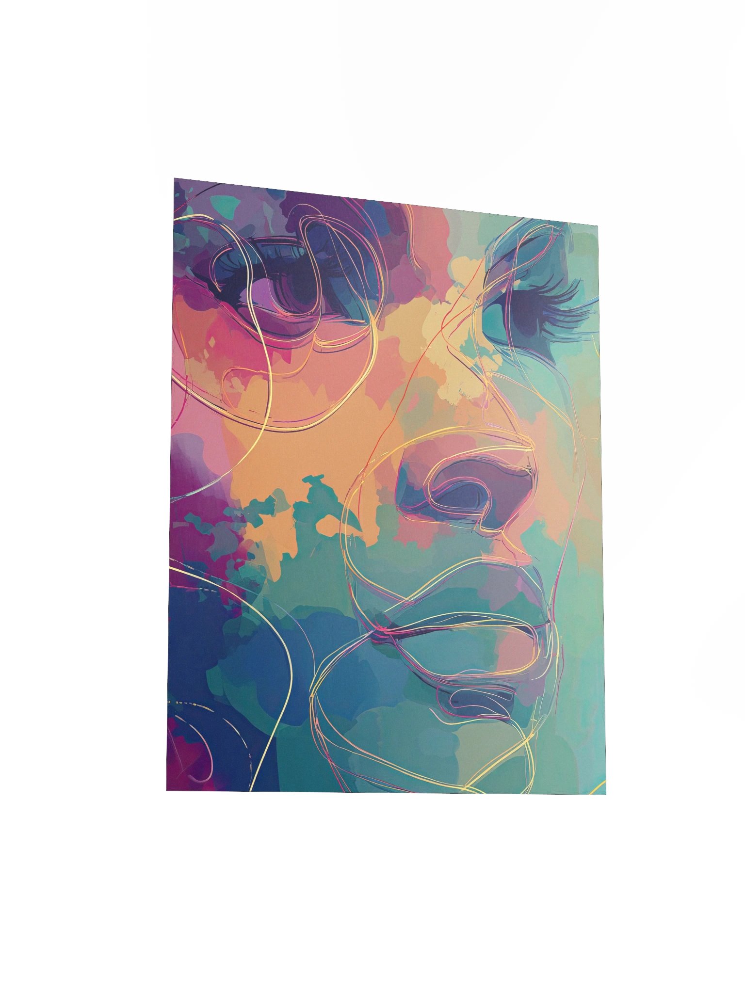 Abstract Face Poster product image (4)