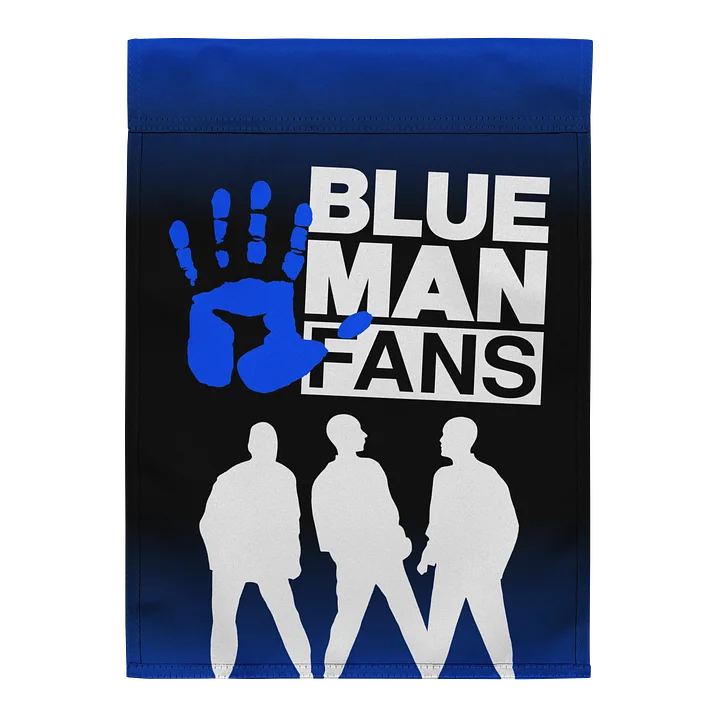 Blue Man Fans Yard Flag product image (2)