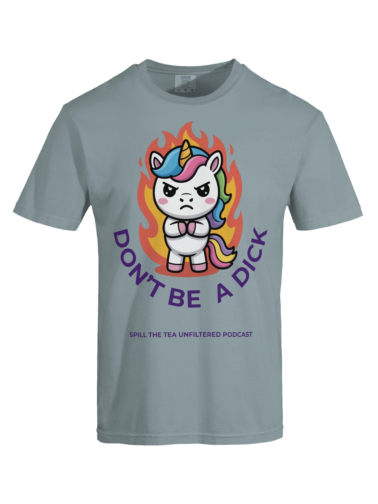 Sassy Unicorn "DONT BE A DICK" Tee product image (57)