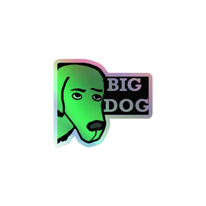 Big Dog emote Sticker product image (1)