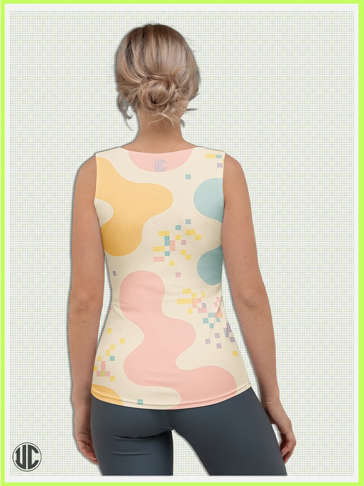 Theo’s Digital Wave – Women’s Tank Top product image (2)