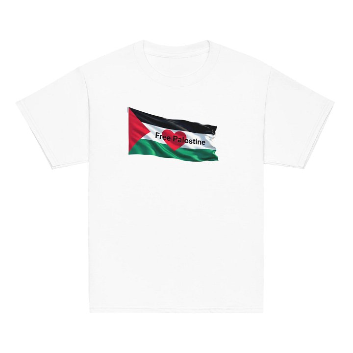 Heart of Palestine image Youth Tee product image (2)