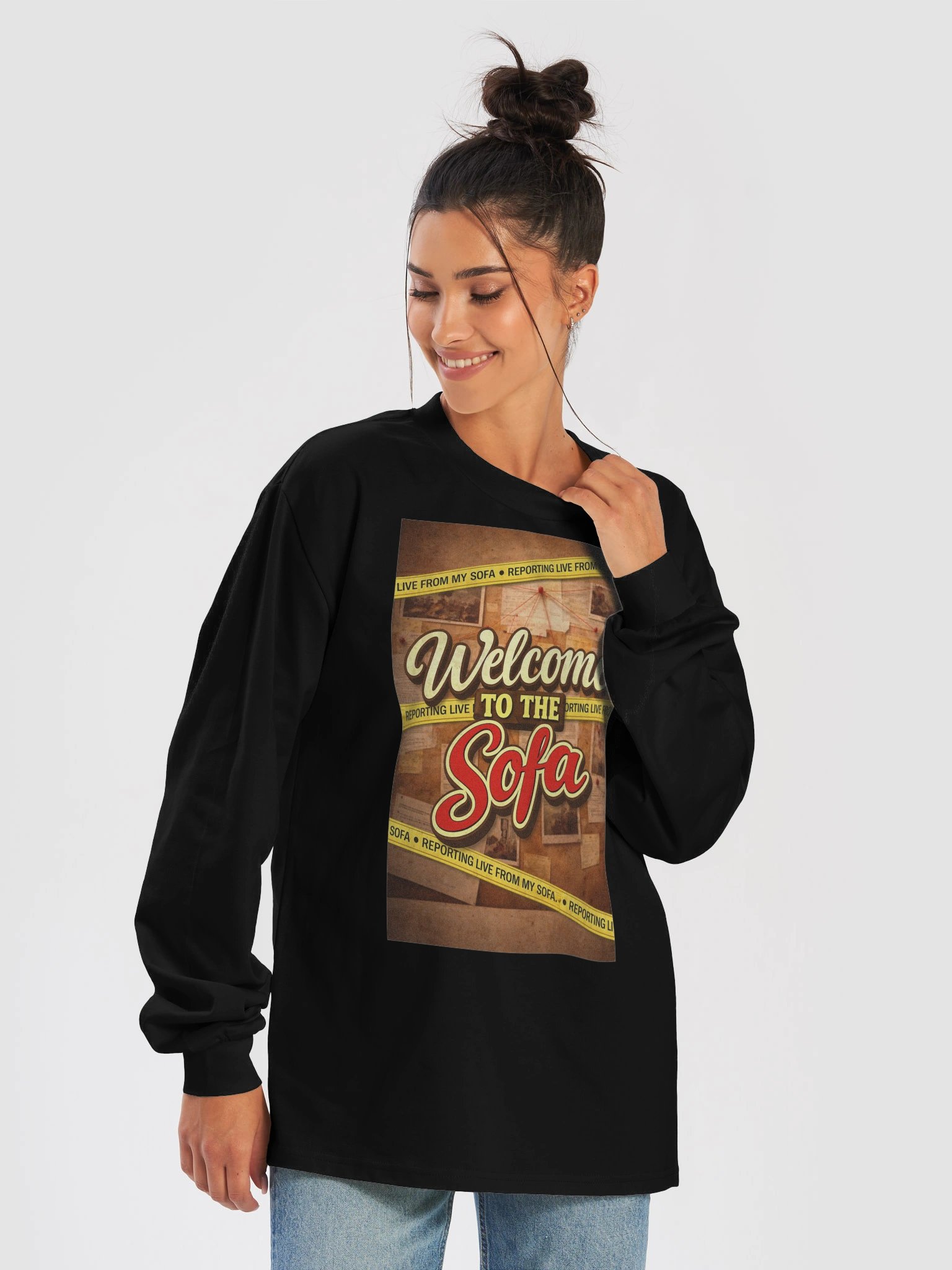Welcome to the Sofa Crime Board Long Sleeve Shirt product image (20)