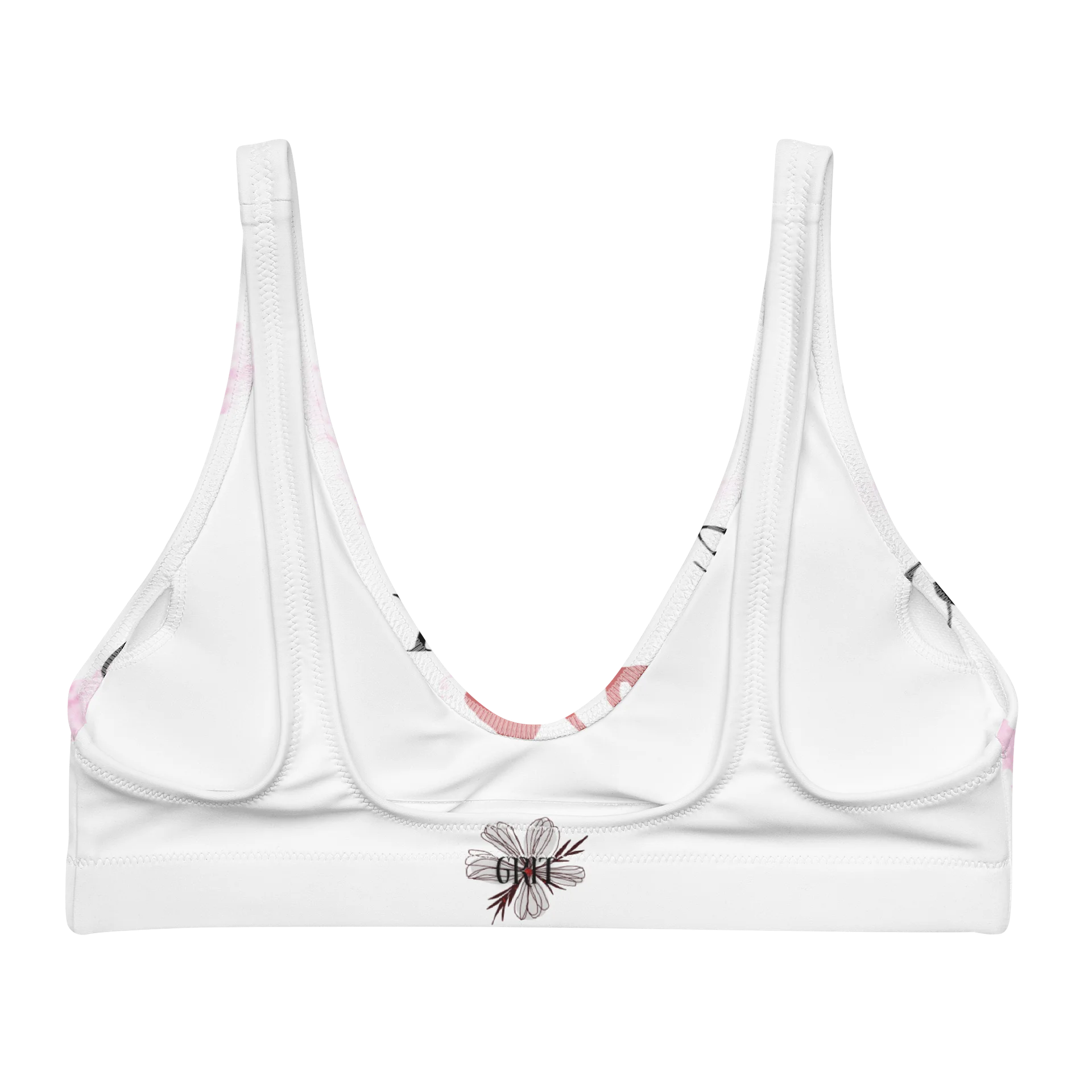Fierce Grit Heart Graphic Bikini Top product image (2)