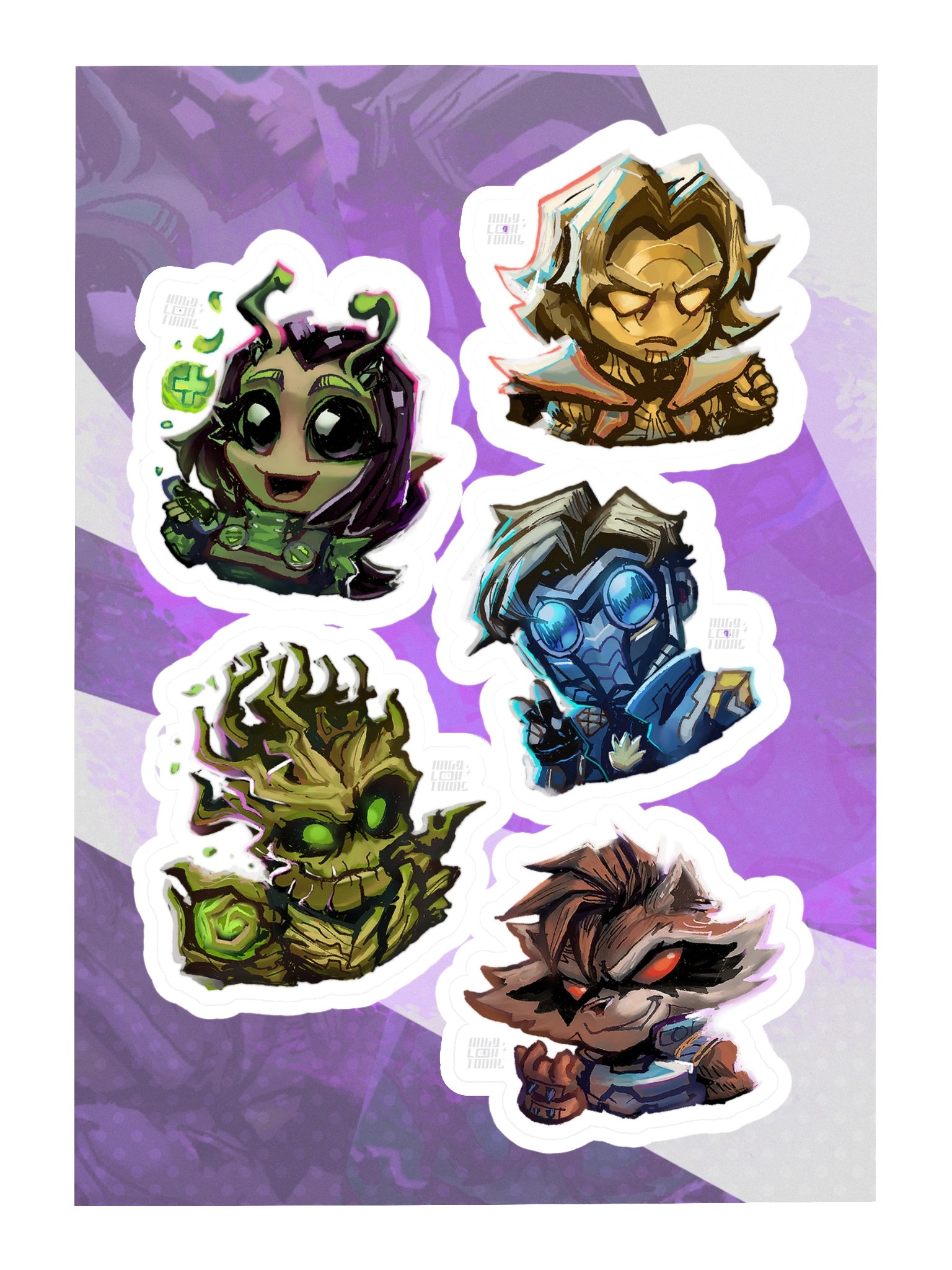 Chibi Rivals #1 Sticker Sheet product image (3)