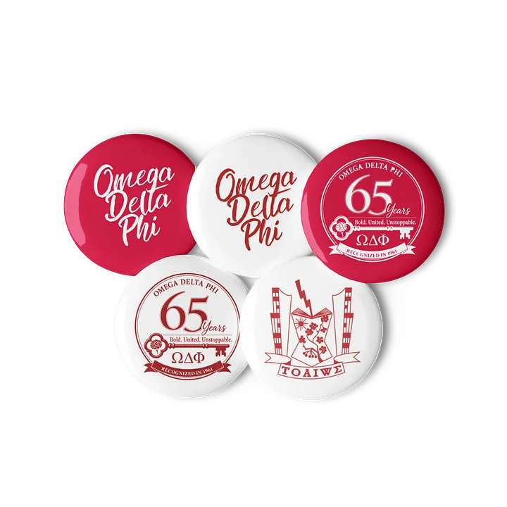 Set of five Omega Buttons product image (2)