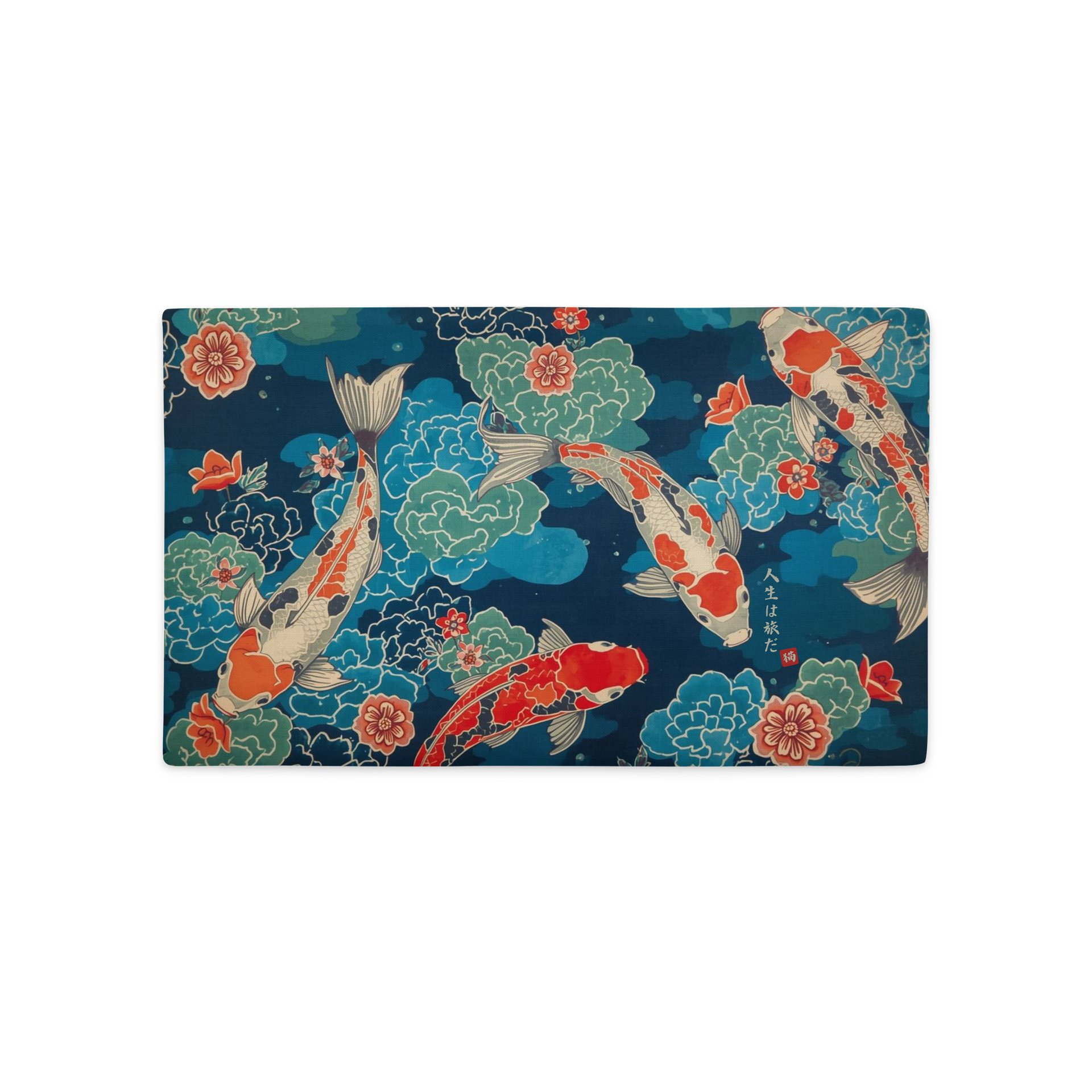 Koi Journey Cushion Cover product image (5)