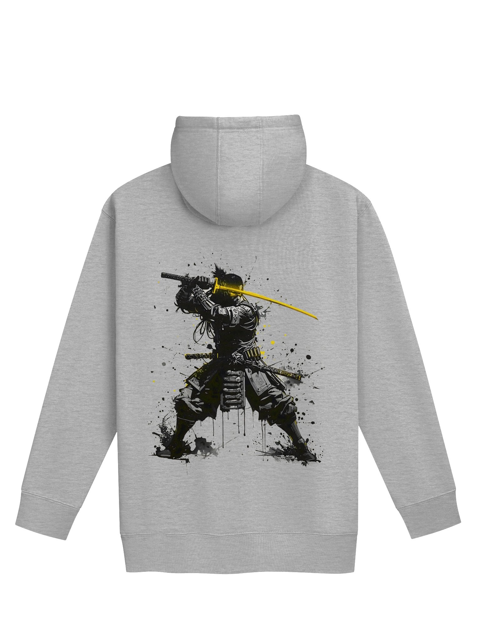 HAZARD EDITION: Electric Yellow & Black Ink Graphic Premium Hoodie & Sweatshirt Collection product image (5)