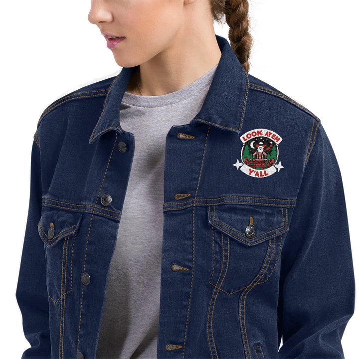 Look At 'Em Yall Funkatronian Denim Jacket product image (1)