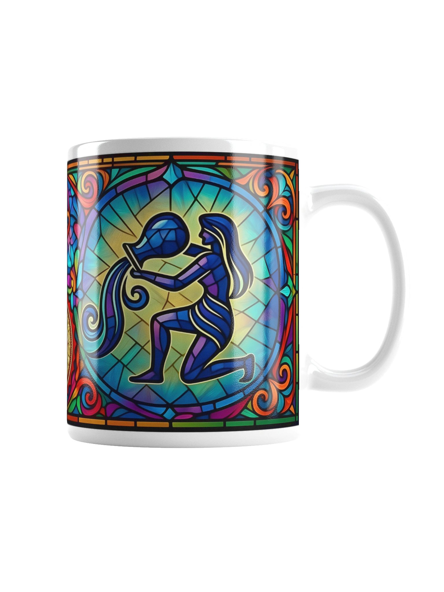Aquarius Gloss white Mug product image (2)