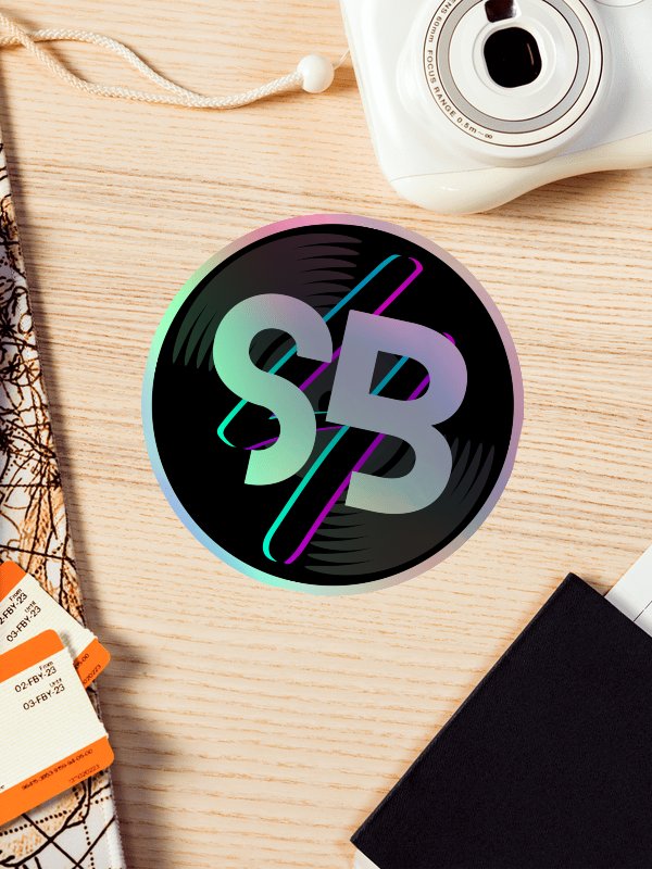 SB Record Holographic Sticker product image (1)
