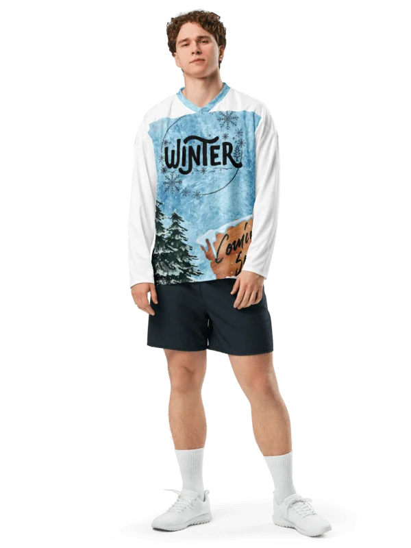 Winter Coming Soon Eco-Friendly Hockey Jersey product image (8)
