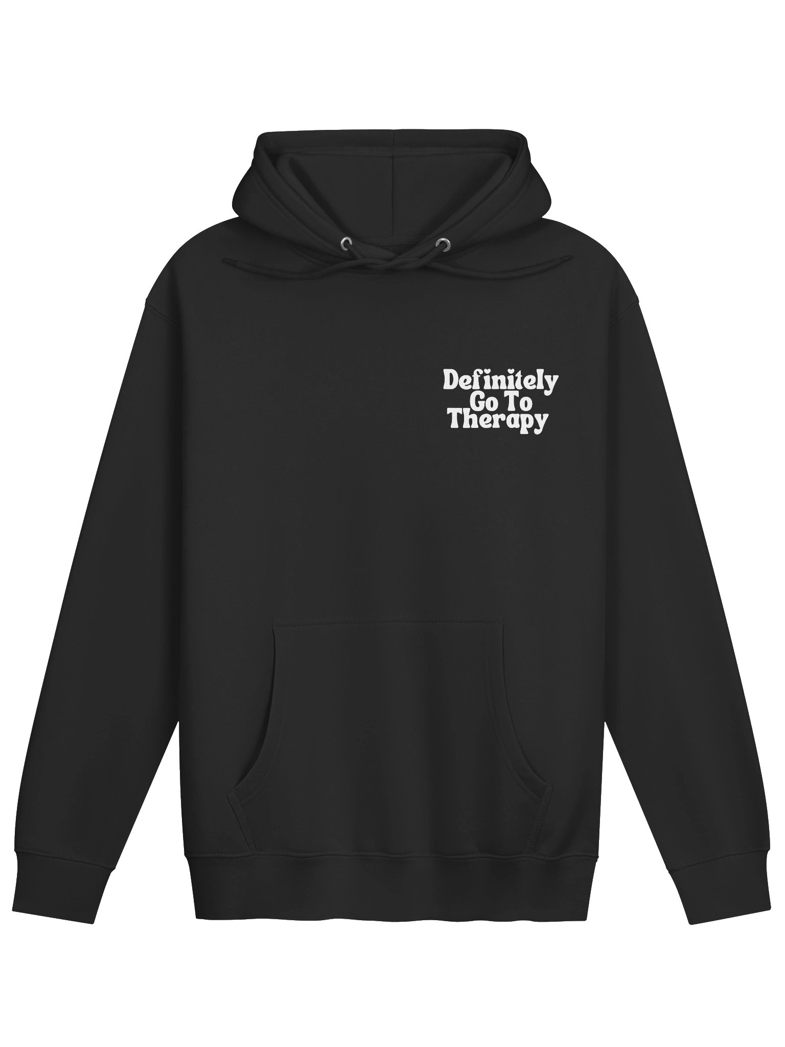 Definitely Go To Therapy Hoodie (Black) product image (1)