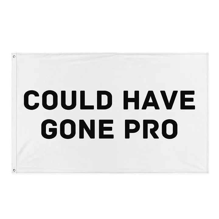 Could Have Gone Pro - Flag product image (1)