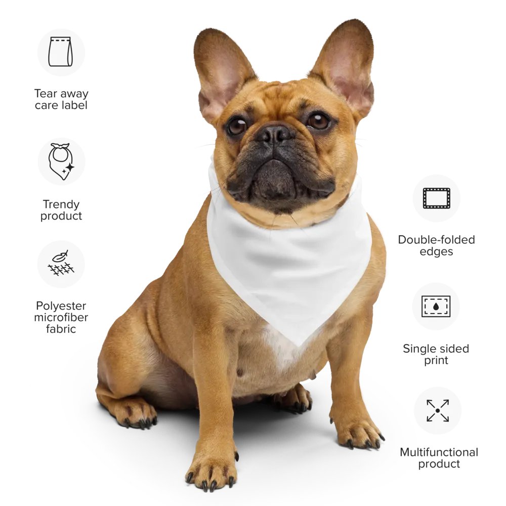 Zenith Eco-Friendly White Bandana - UPF50+ Protection & Stylish Design product image (6)