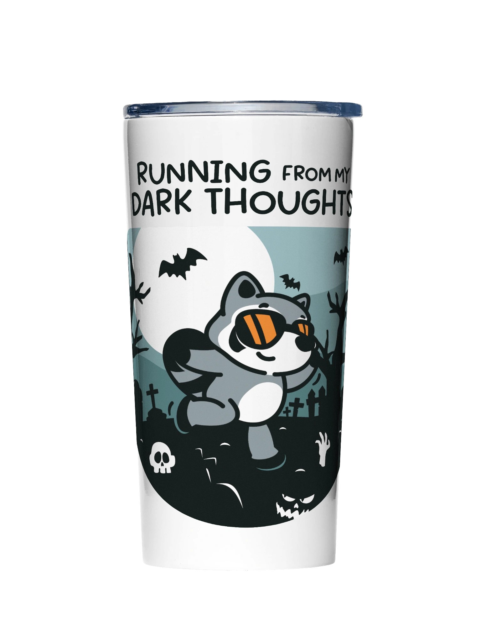 Running From My Dark Thoughts Tumbler product image (1)