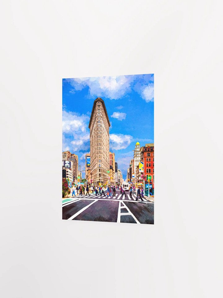 New York City’s Iconic Flatiron Building – Manhattan Studio Art Print product image (2)