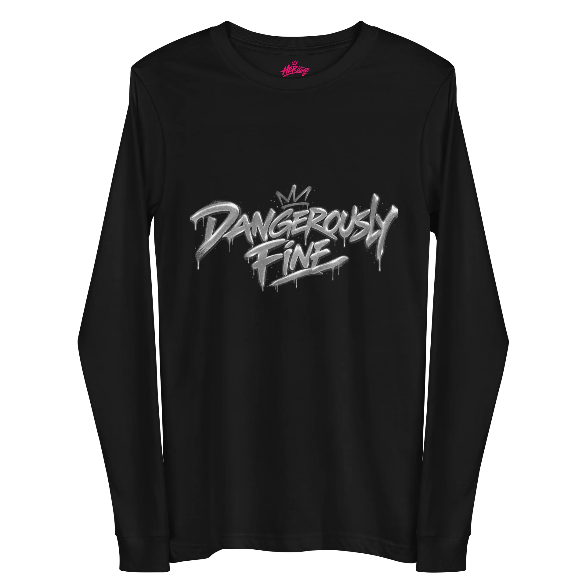 HERitage Dangerously Fine Long Sleeve In Silver product image (3)