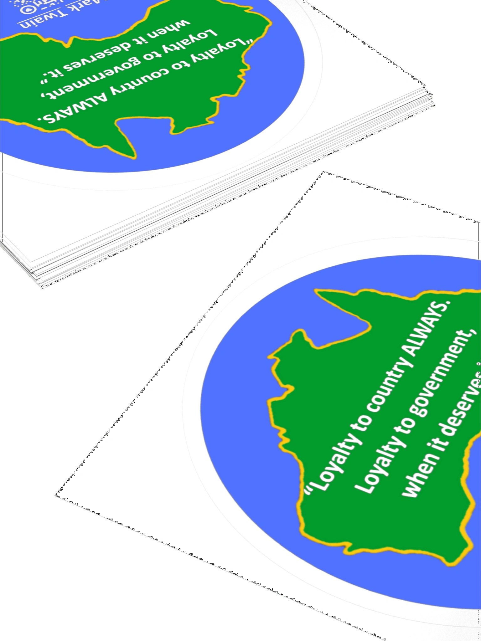 Loyalty to Country Sticker Set product image (11)