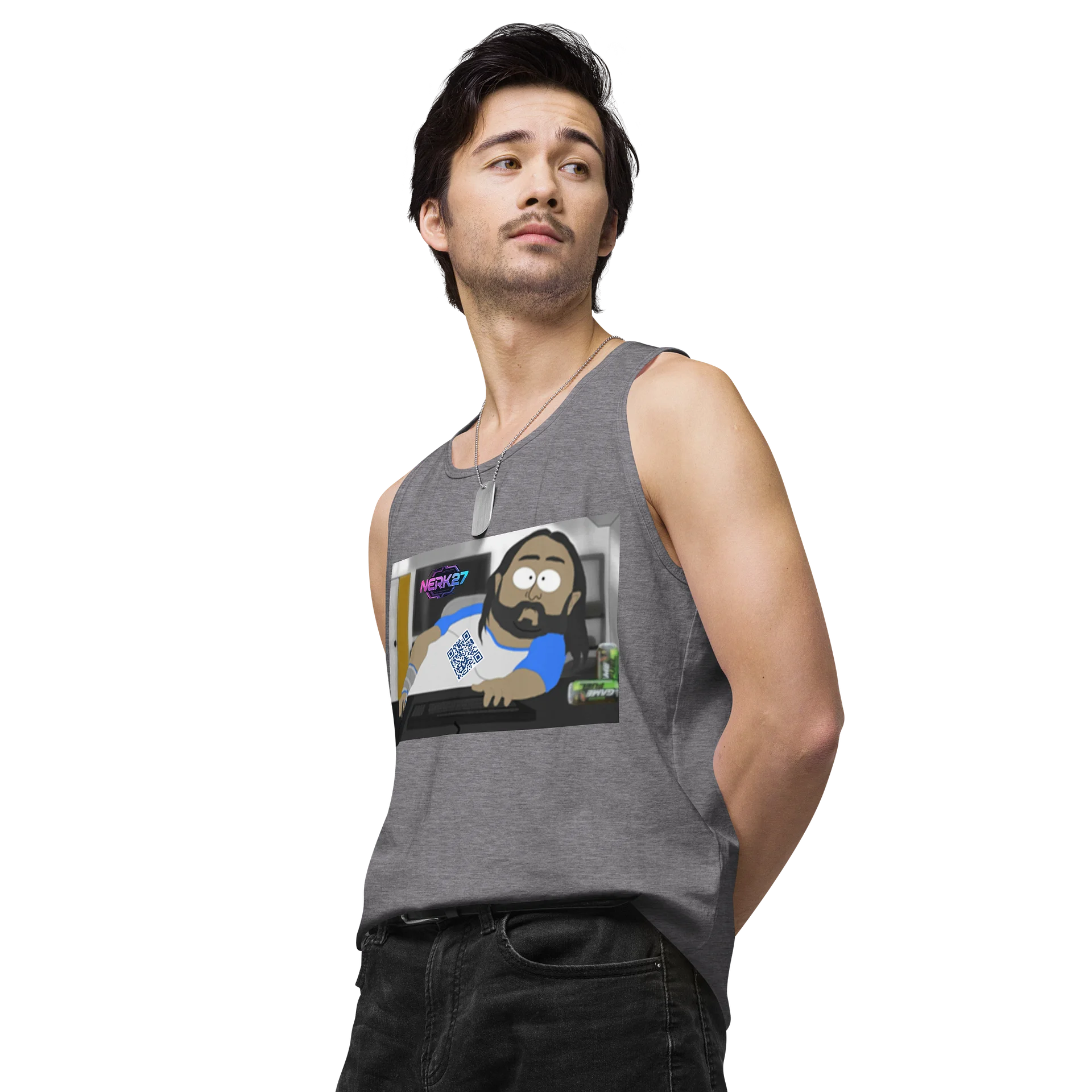 Nerk27 QR Code Tank Top product image (33)
