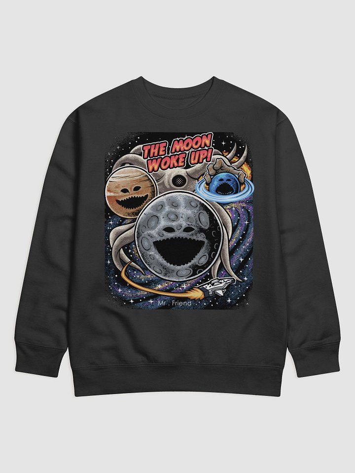 The Moon Woke Up Retro VHS Sweatshirt product image (1)