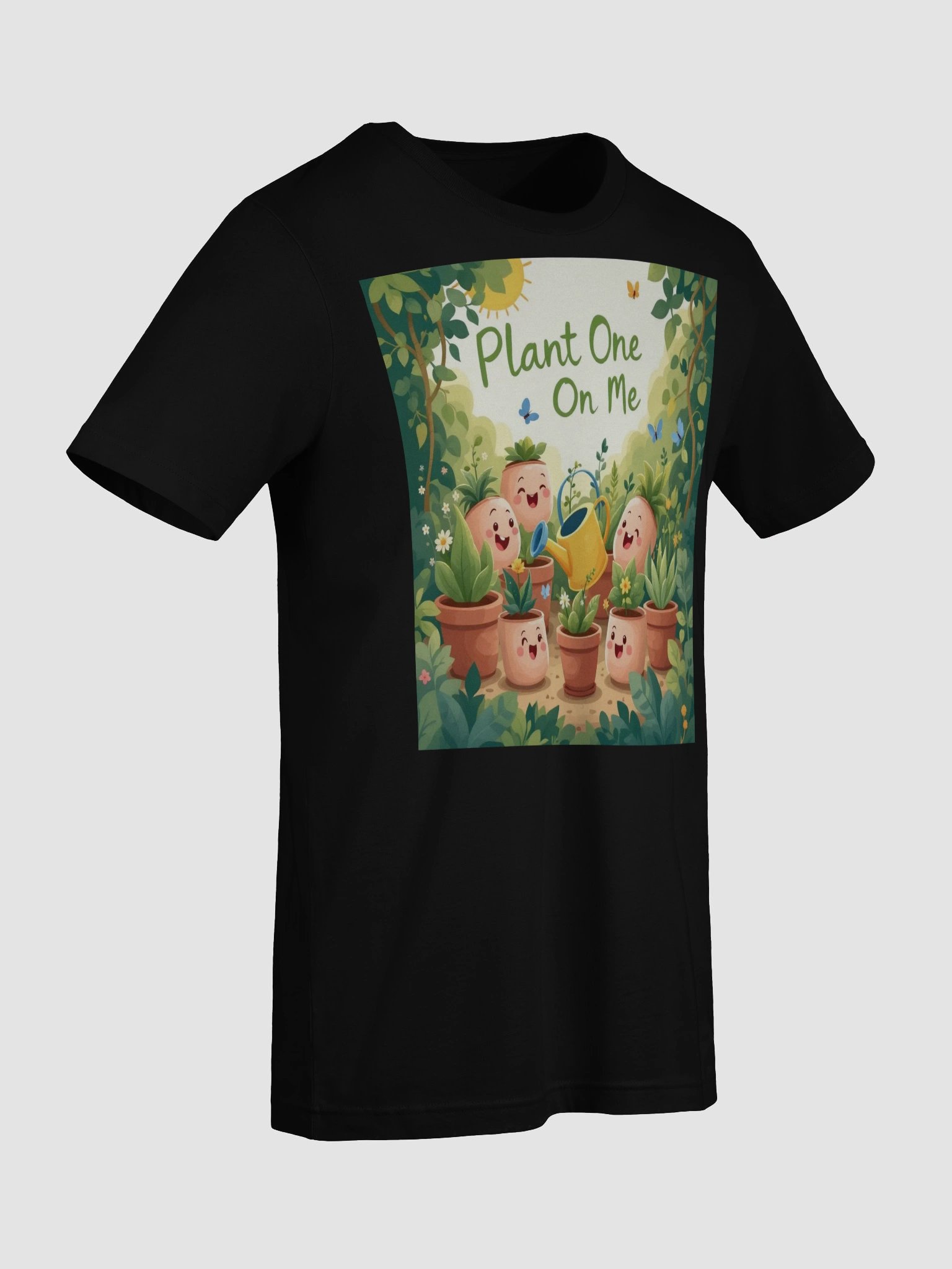 Cheerful Potted Plants Tee product image (10)