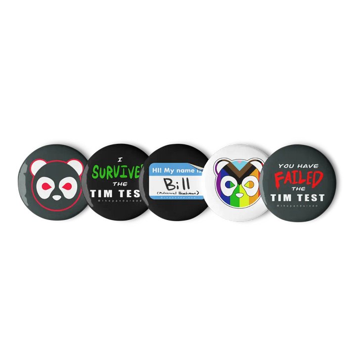 Panda Redd Classic Designs Buttons product image (3)