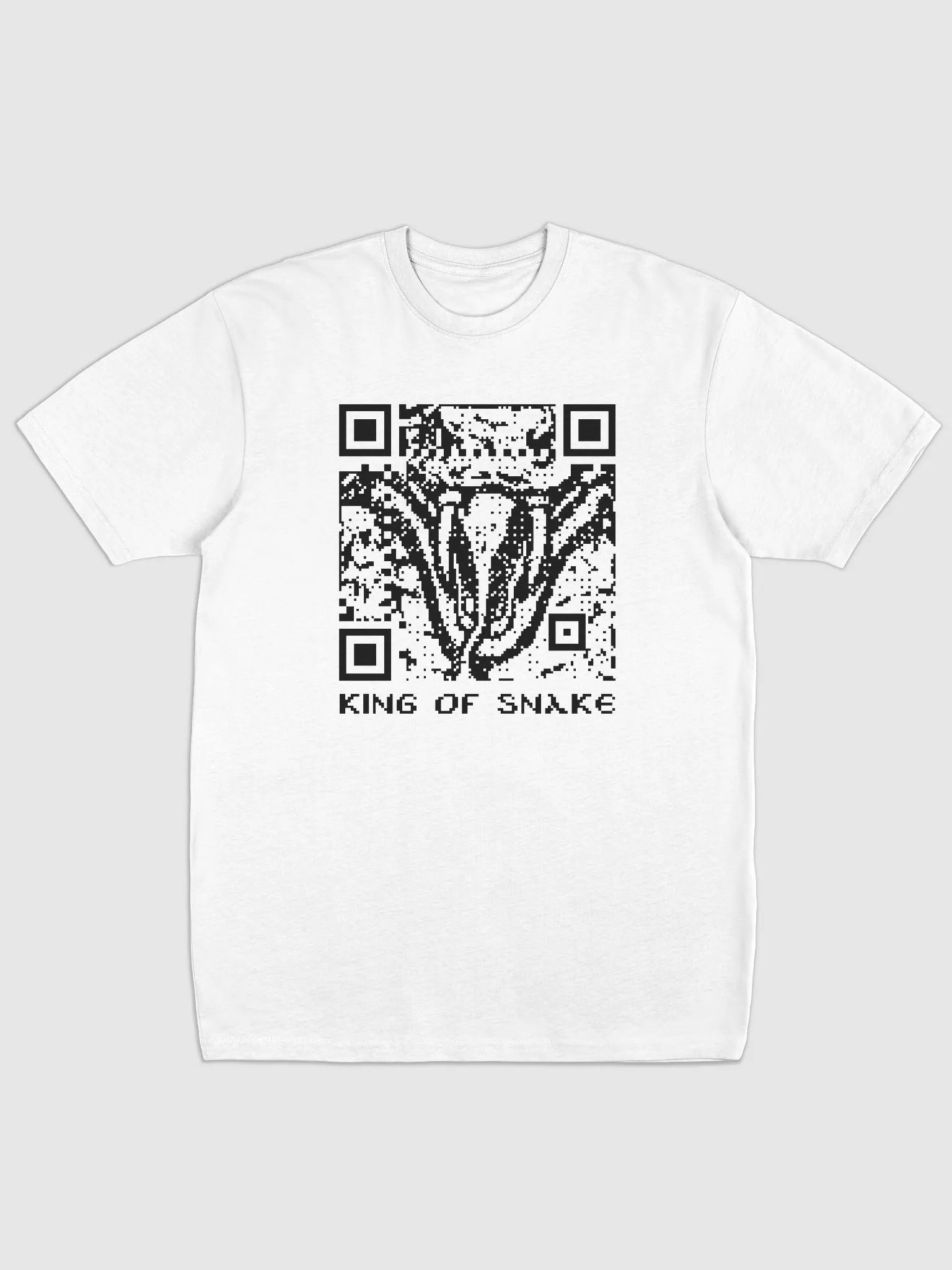 King of Snake QR Code T-Shirt (Men's Sizing) product image (1)