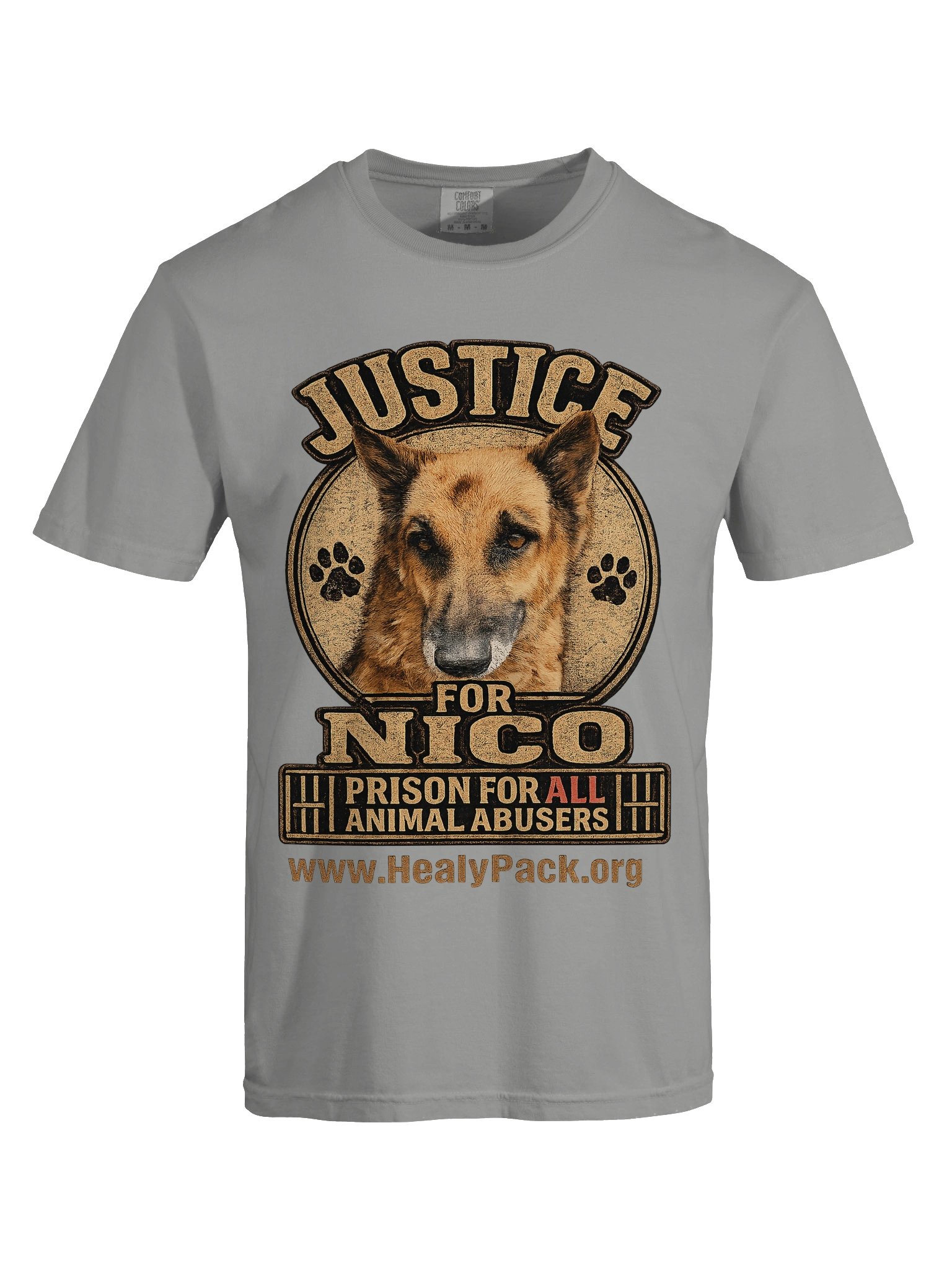 Garment-Dyed Heavyweight T-Shirt by Comfort Colors - Justice for Nico product image (5)