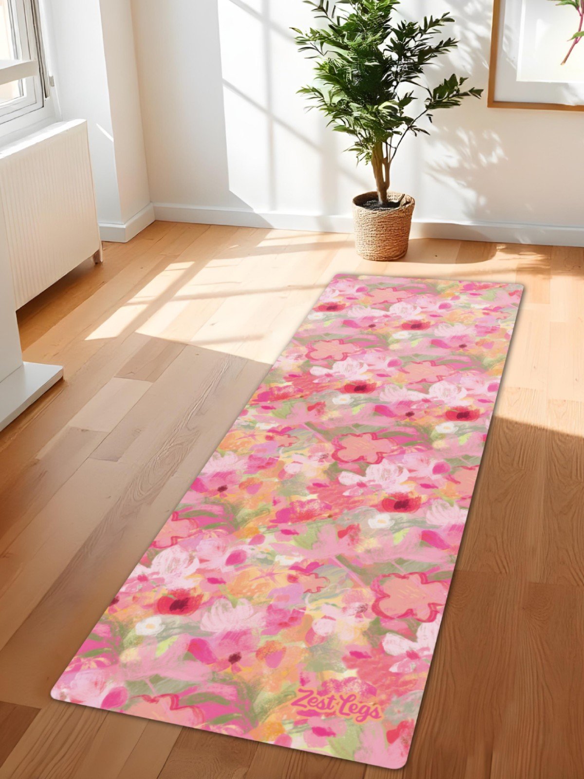 Yoga Mat "Sweet Pastel Florals of Spring" product image (6)