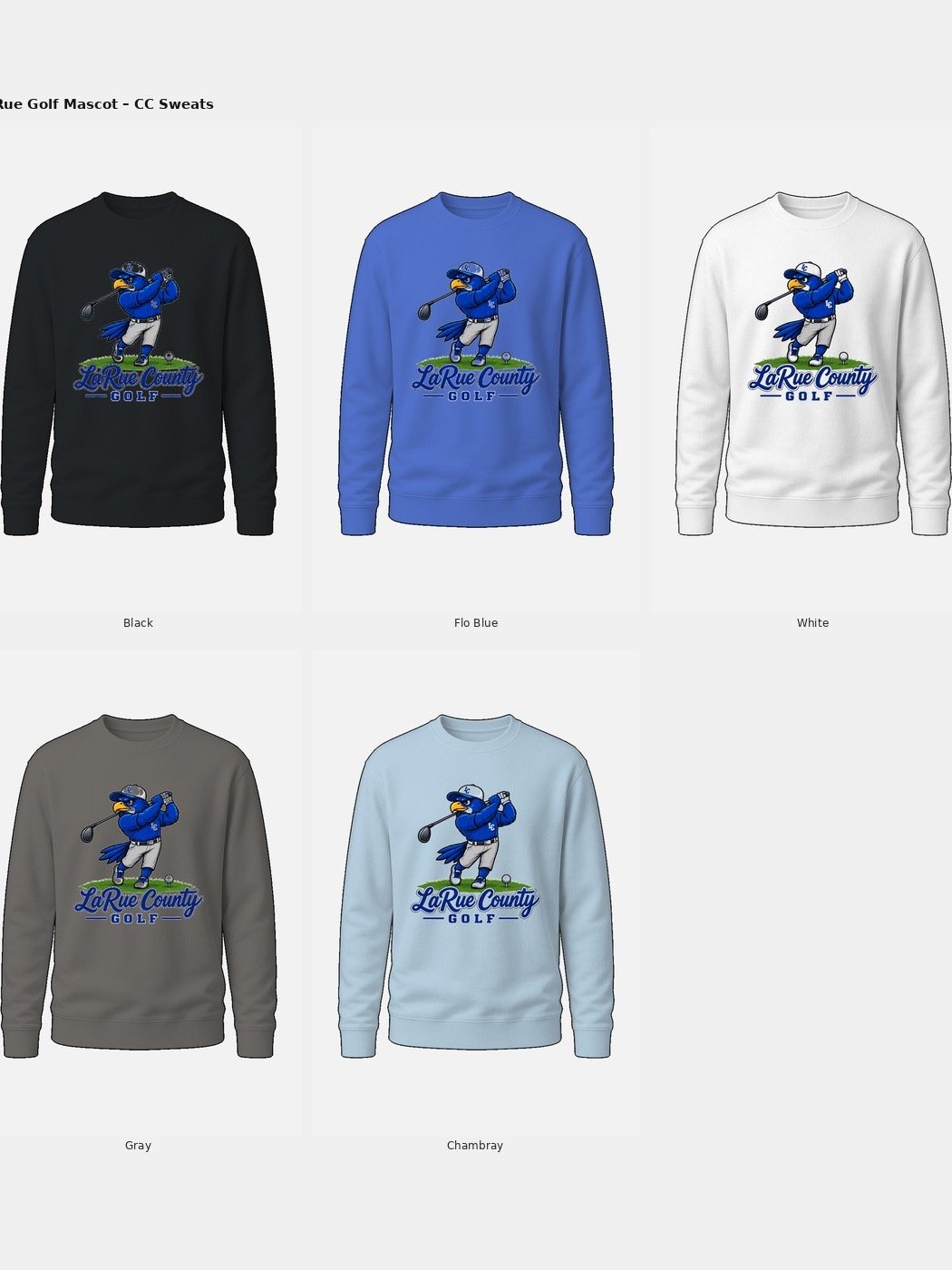 Animated Golf Comfort Colors Sweatshirt product image (5)
