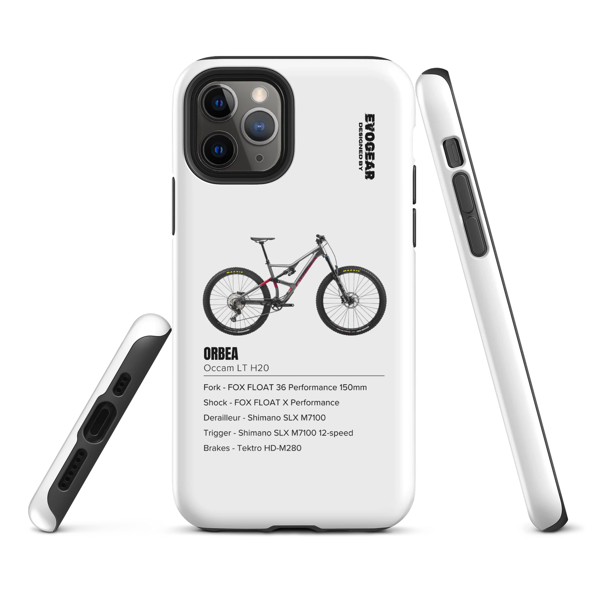 White Orbea Occam LT H20 iPhone Case product image (2)