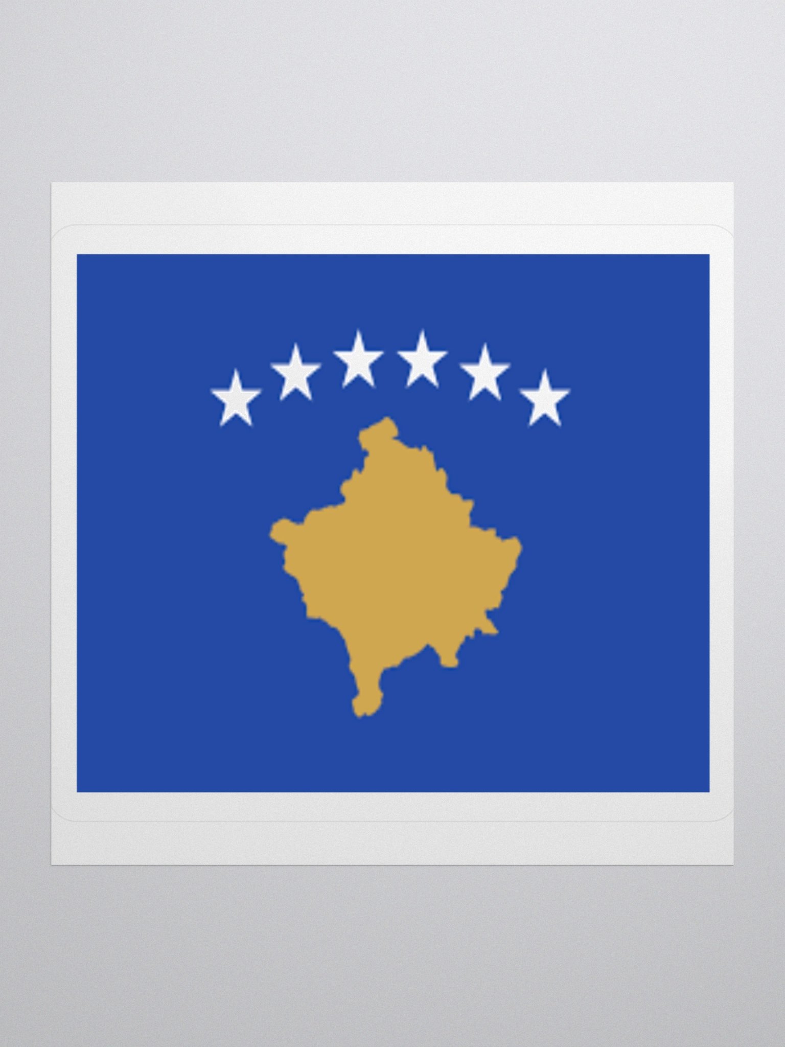 Kosovo Flag Sticker | Six Stars Design | Durable Vinyl | 3 Sizes product image (1)