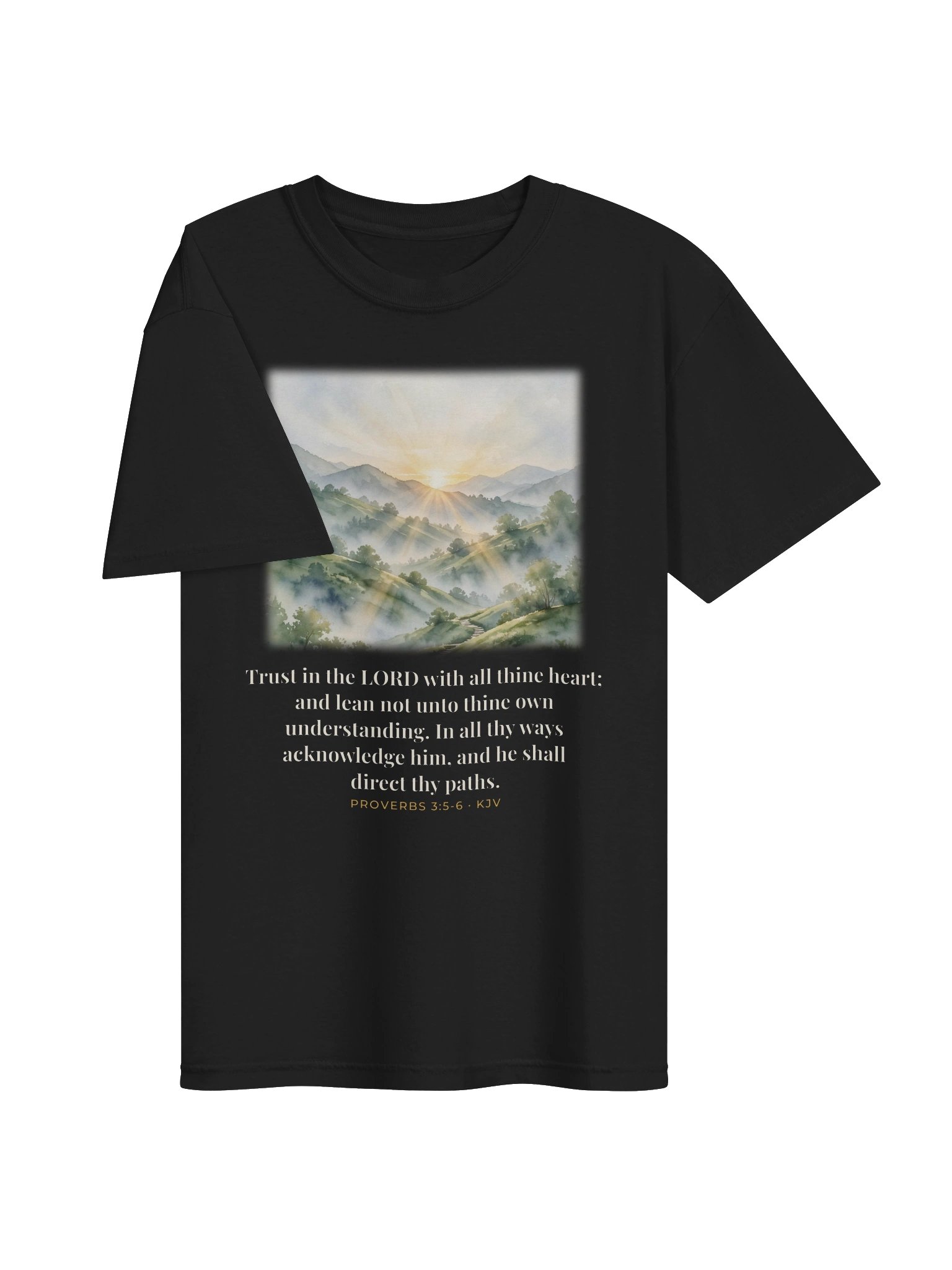 Proverbs 3:5-6 Tee product image (3)