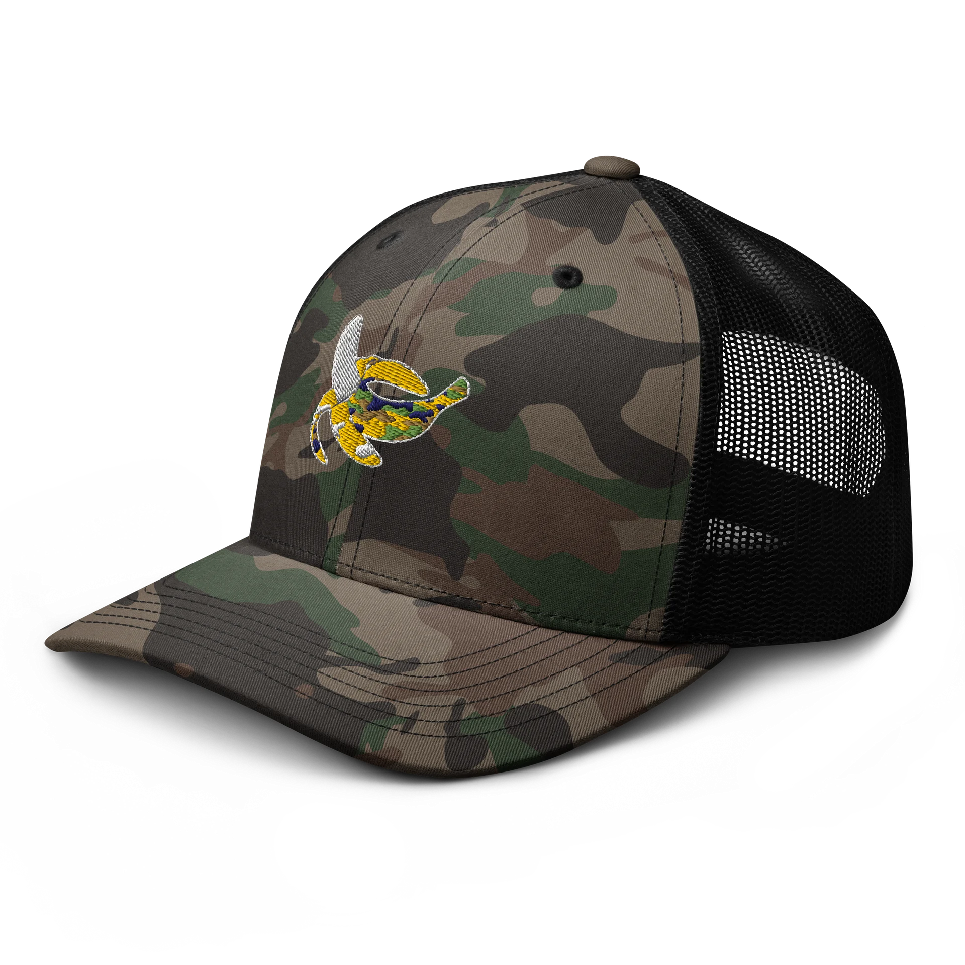 Banana Army Camouflage Trucker Hat product image (6)