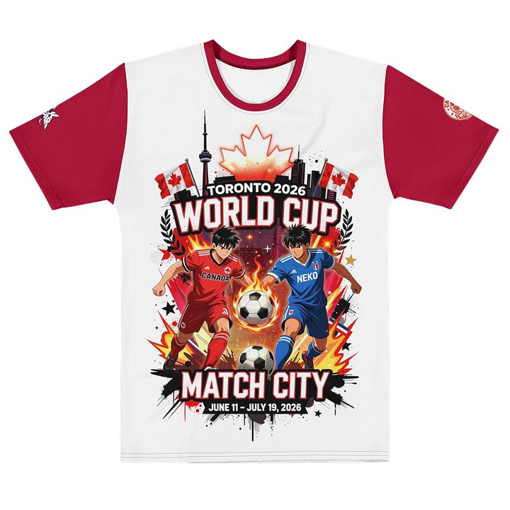World Cup 2026 Match City Dual-Side Tee 🇨🇦⚽ | Limited Edition Soccer Street Jersey product image (1)