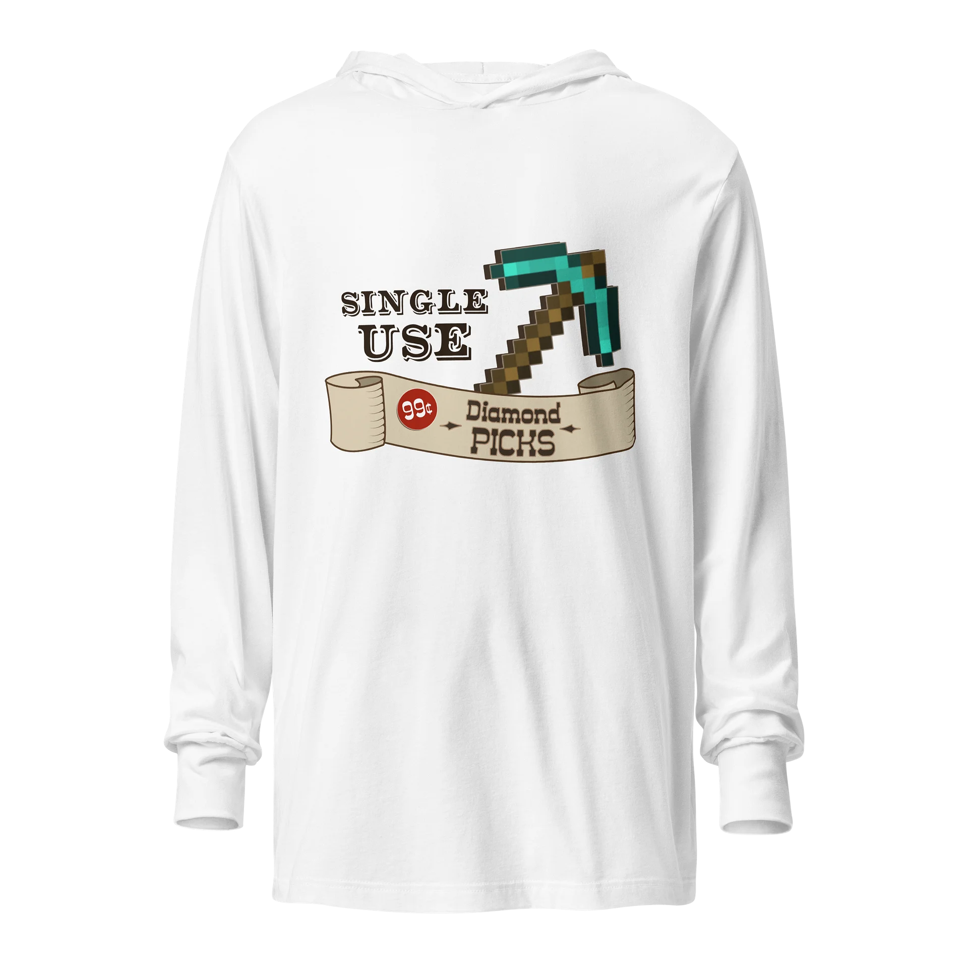 Single Use Pickaxe Tee Hoodie product image (1)