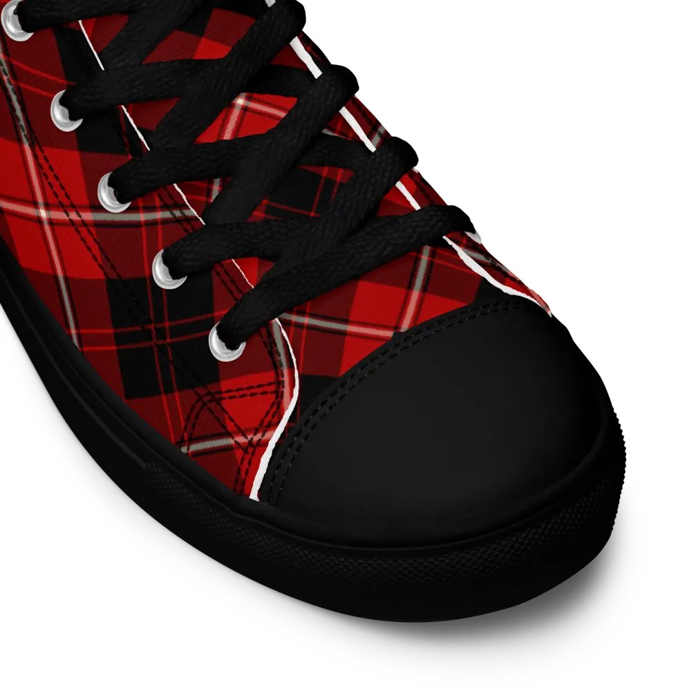 Cunningham Tartan Men's High Top Shoes product image (11)