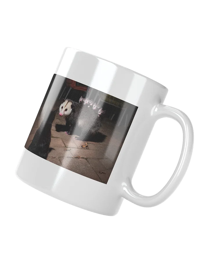Cat meets opossum family Cup product image (2)