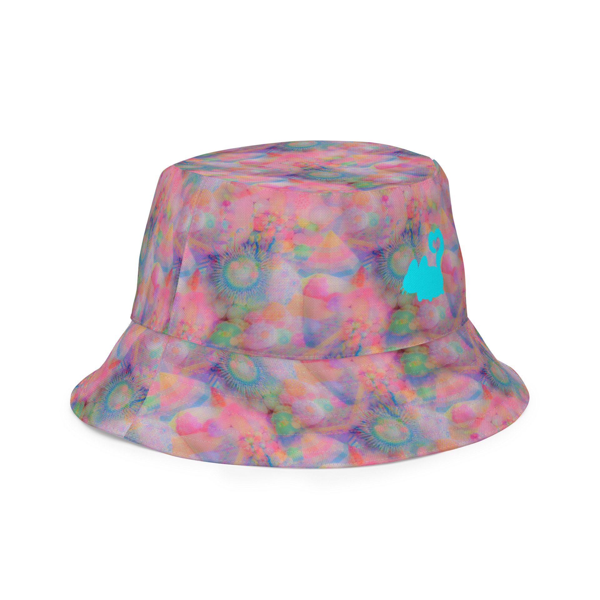 vangoggles.com reversible bucket hat (spacescape/acidrainbow) product image (4)
