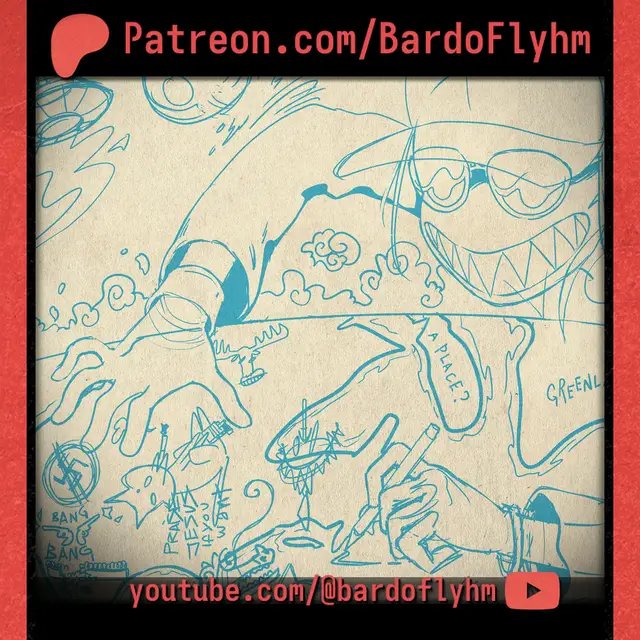 I may not get back to drawing the fascists in time to finish them all before the end of the year. I'll do them, but I'm letting loose for my mental health. More rambling and higher res images on Patreon.com/BardoFlyhm #drawing #orbit #sketch #sketchbook #wild 