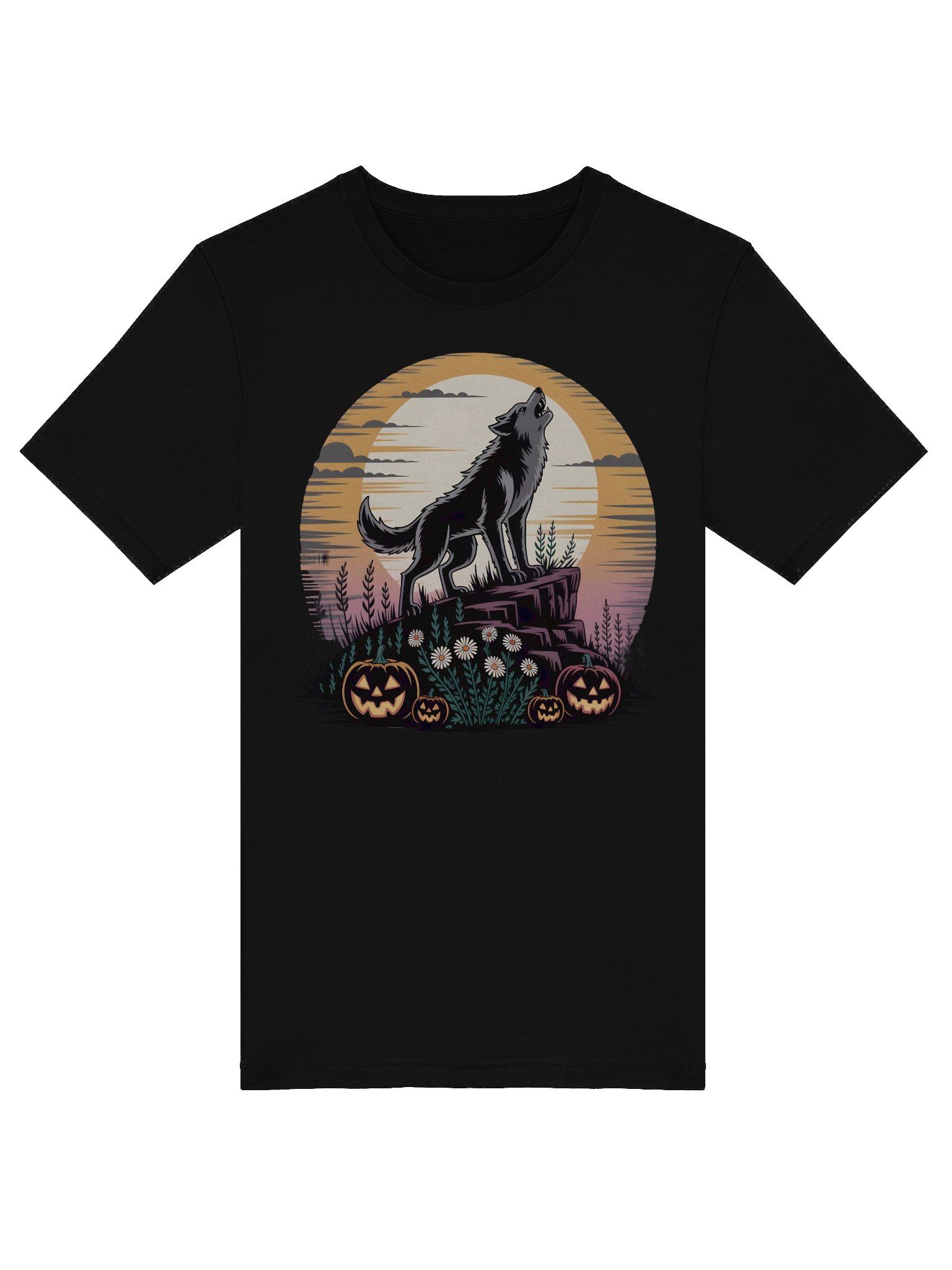 Howling Wolf Moon T-Shirt product image (14)