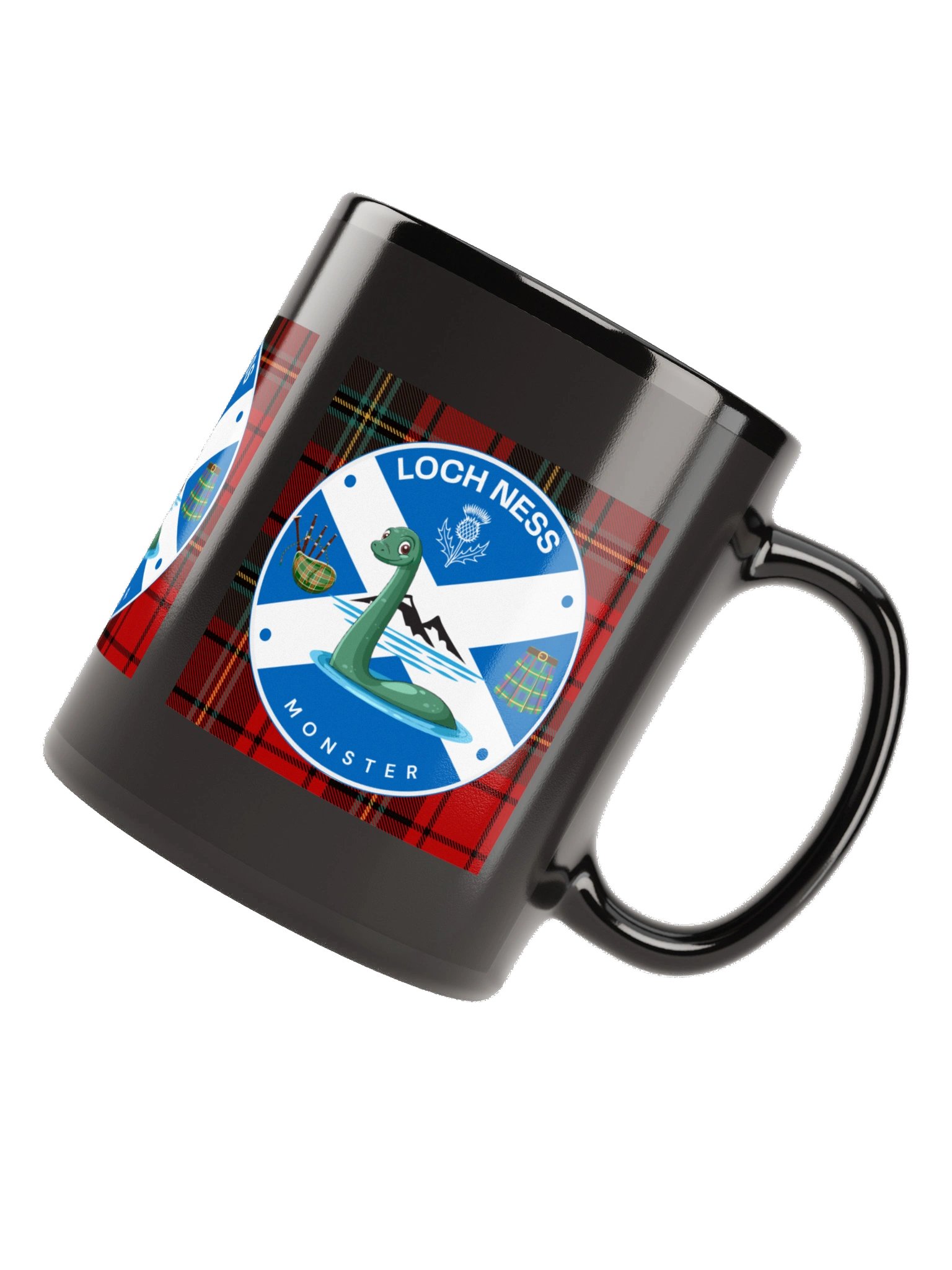 Loch Ness Monster Plaid Mug product image (12)