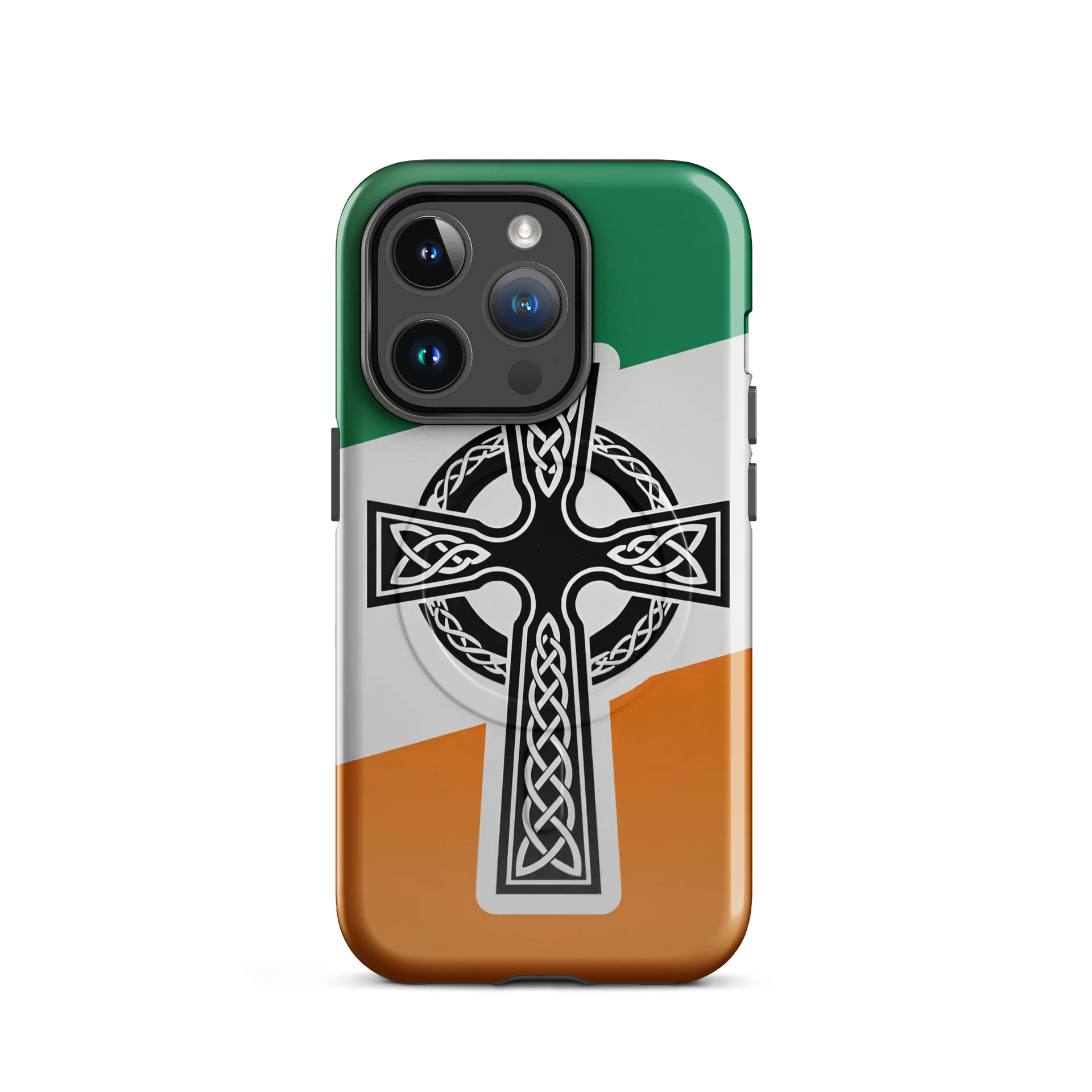 Celtic Cross Irish Flag Heritage Phone Case product image (2)