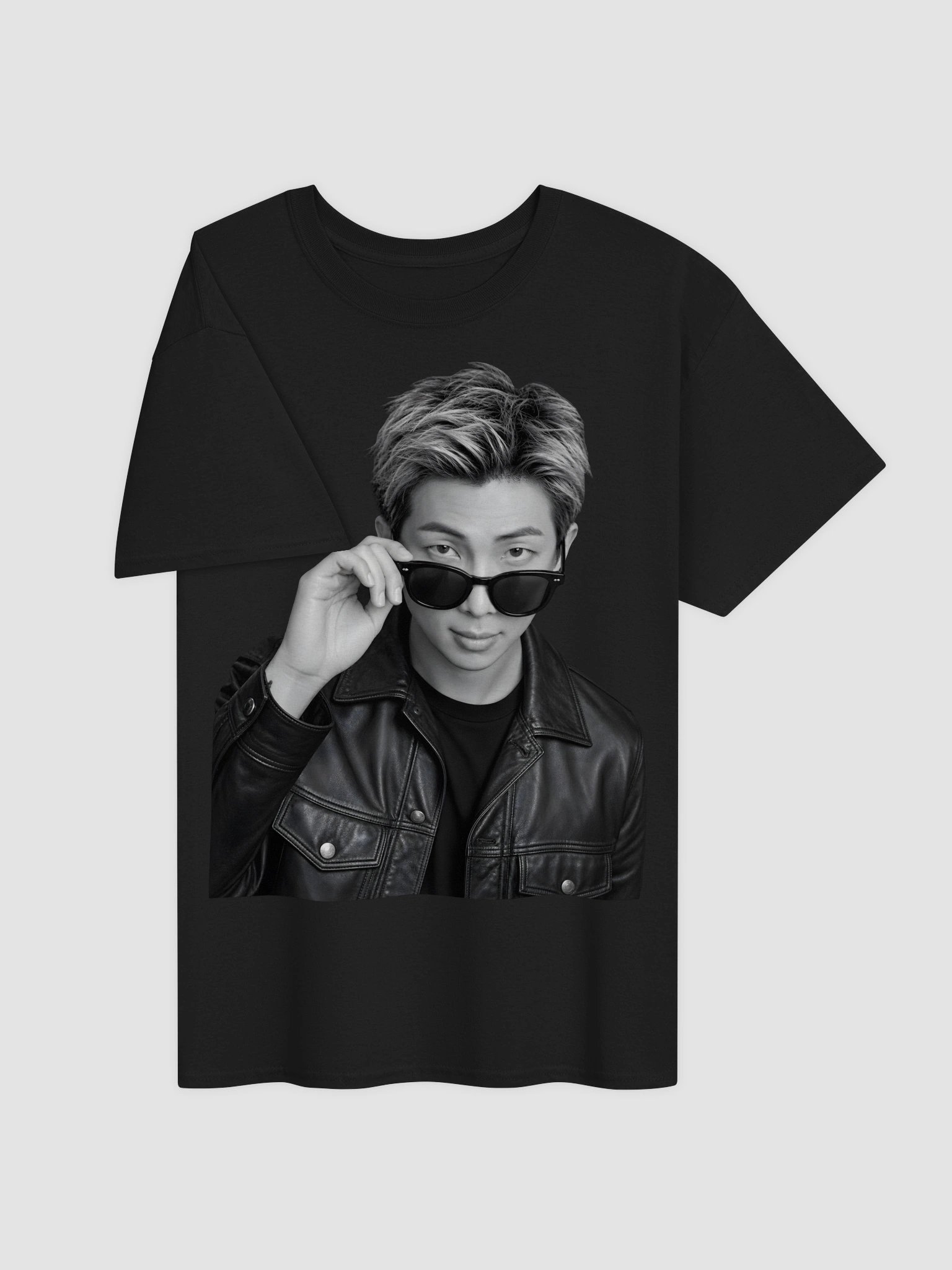 Vintage RM BTS Shirt Kim Namjoon Graphic Tee Kpop Leader Merch product image (4)