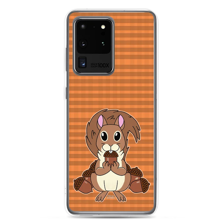 "Squirrelly Squirrel" - Clear Phone Case for Samsung® product image (1)