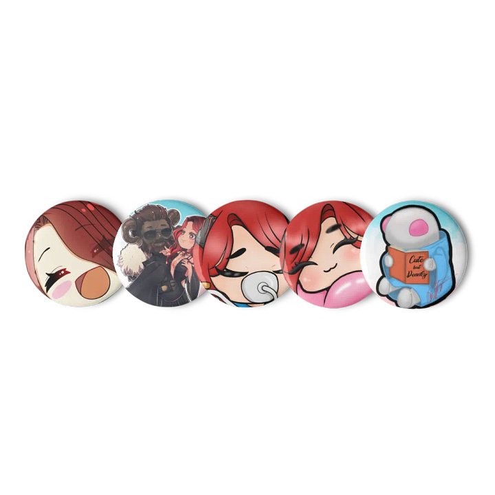Chaos Queen Pin Buttons Set product image (1)