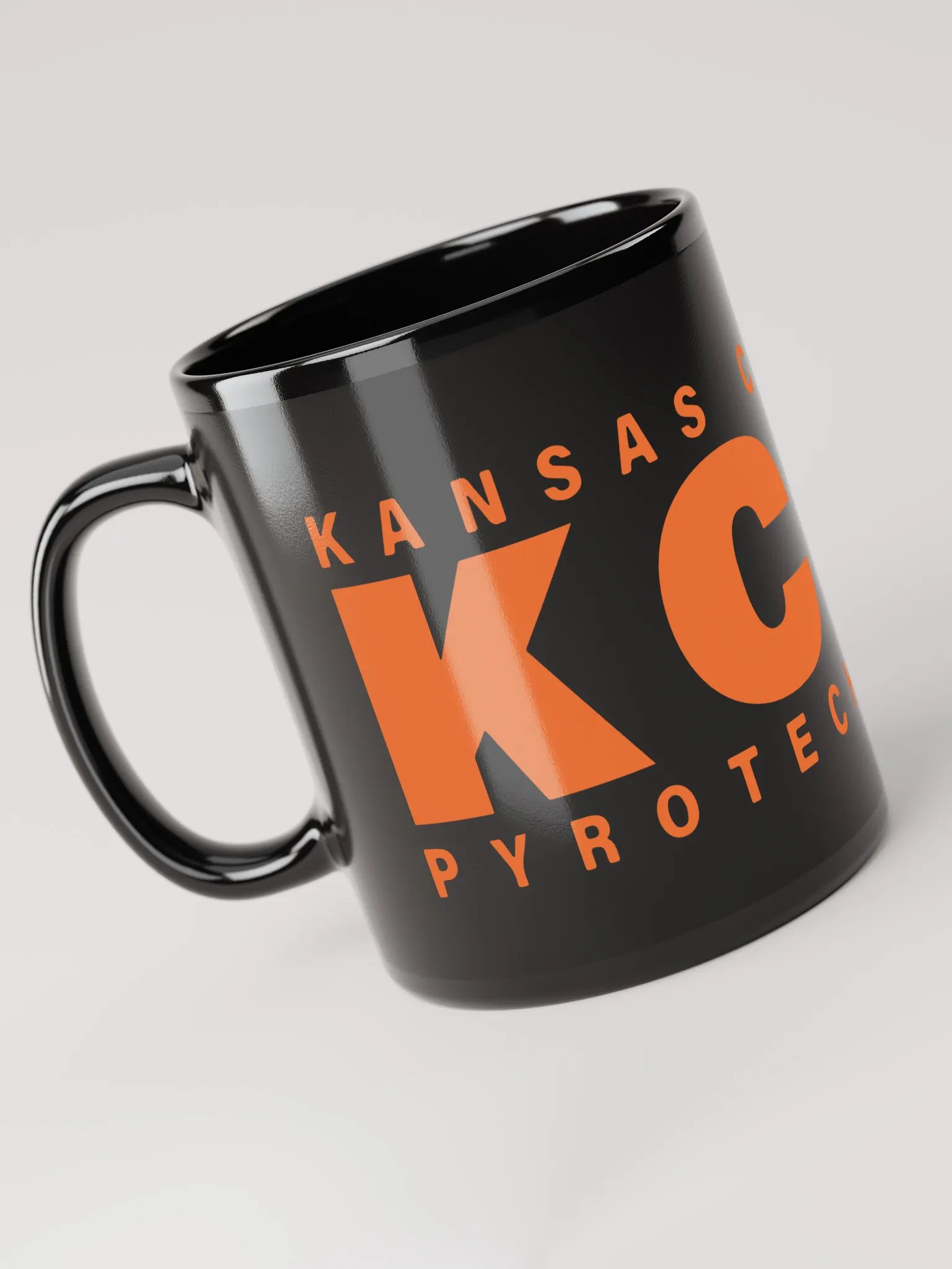 Black Coffee Mug - Orange KCAP product image (3)