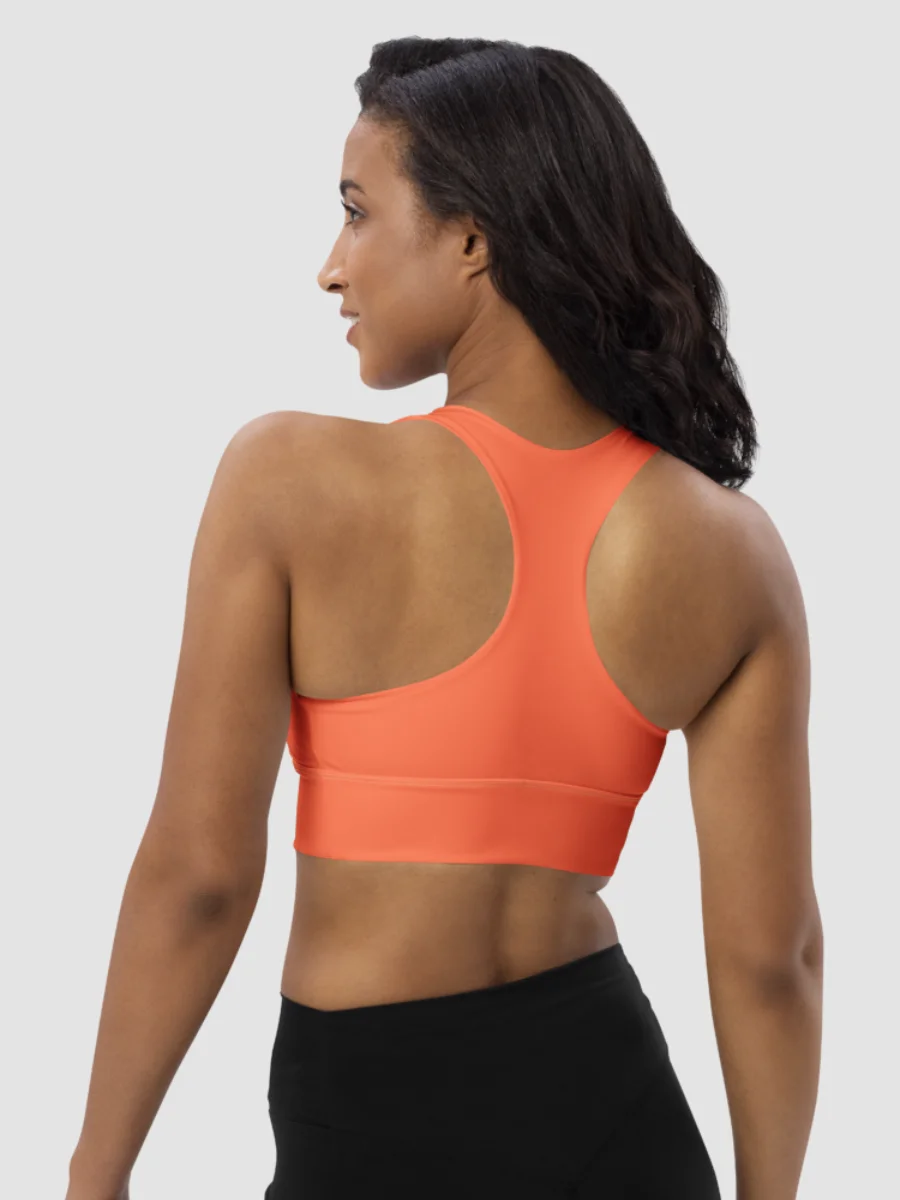 Longline Sports Bra - Coral Rush product image (4)