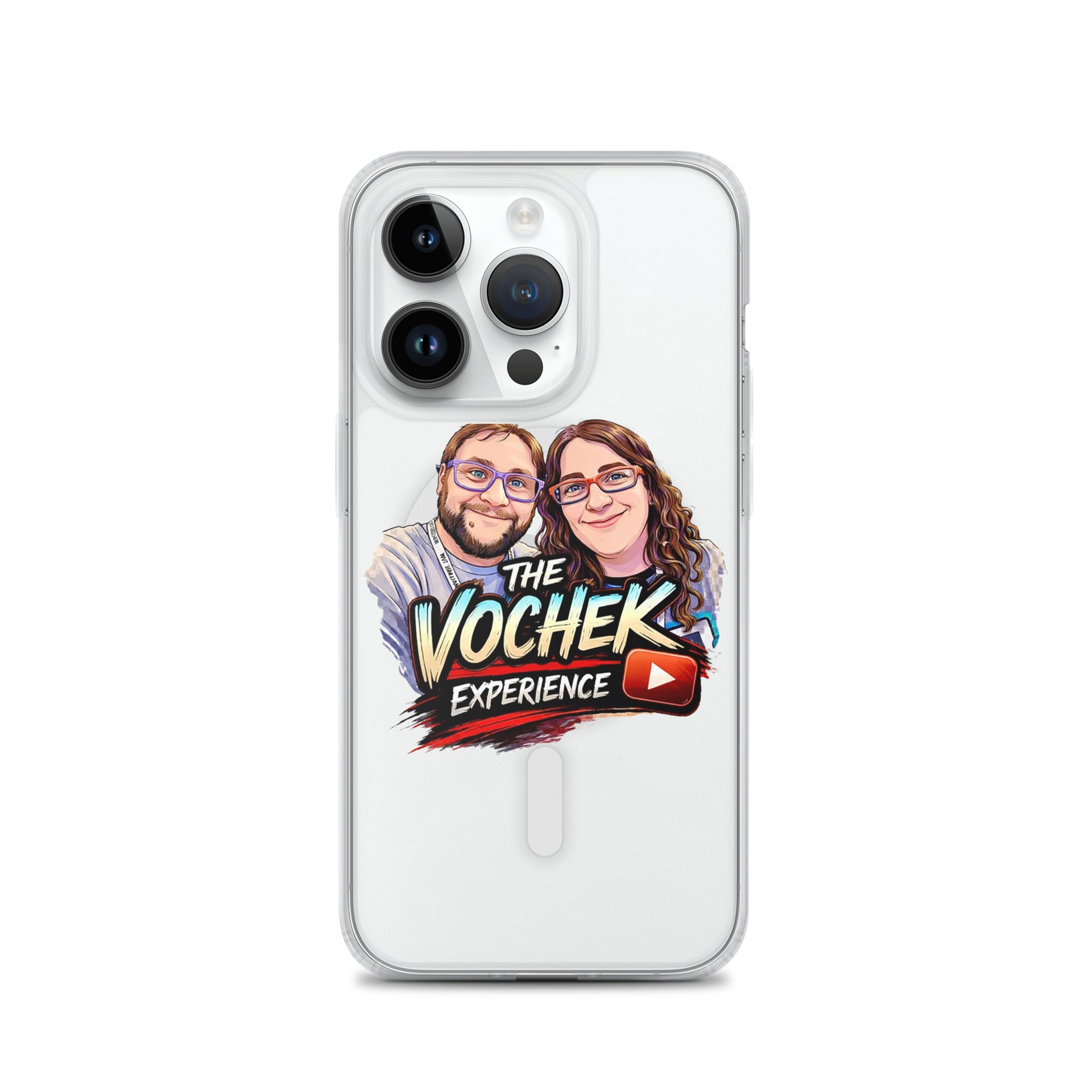 The Vochek Experience Logo MagSafe Clear Case for iPhone product image (1)